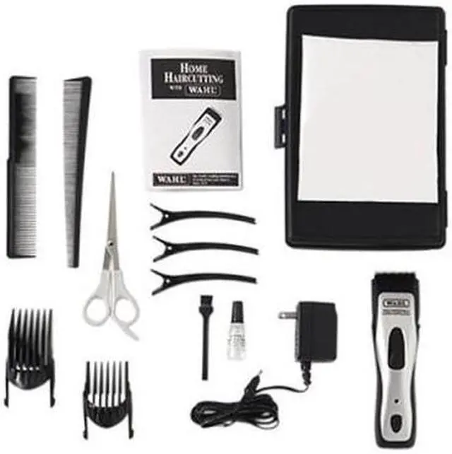 Alt view image 2 of 5 - WAHL 9627 Rechargeable HomePro Cord/Cordless 14-Piece Haircutting Kit