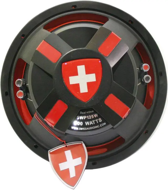 Alt view image 2 of 4 - Swiss Audio SWP125W 12" 500 Watts Performance Bass Subwoofer