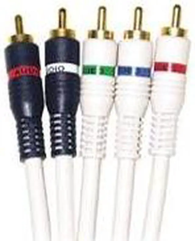 Main image of STEREN 254-612IV 12 feet 5-RCA Component-A/V Cable Male to Male