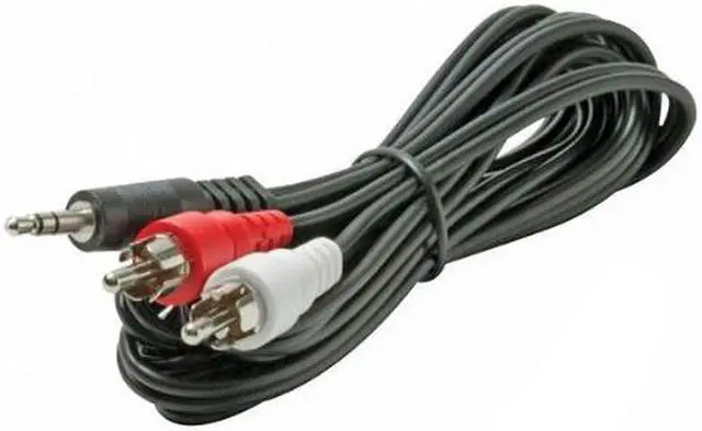 Alt view image 2 of 2 - STEREN BL-265-403BK 3 feet 3.5mm To RCA Stereo Audio Cable Male to Male