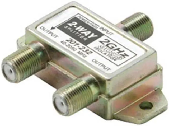 Alt view image 2 of 2 - Steren 201-232 2-Way 2.4GHz 90dB Satellite Splitter