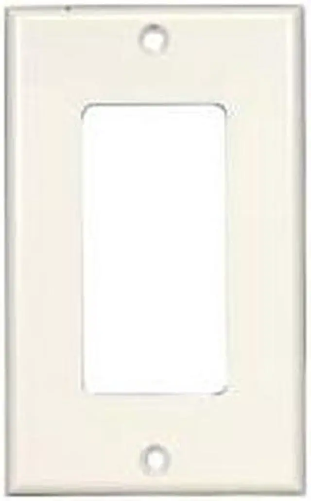 Main image of Steren 310-801WH 1 Socket Decorator-Style Faceplate