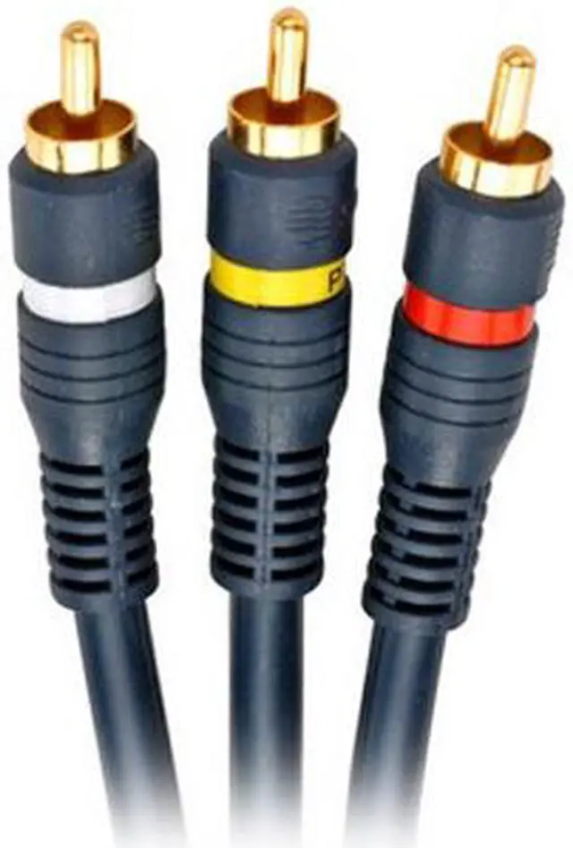 Main image of STEREN Model 254-310BL 3 ft. Python Home Theater RCA Cable Male to Male