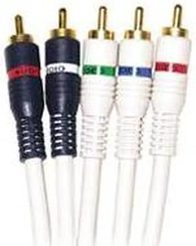 Alt view image 2 of 2 - STEREN 254-603IV 3 ft. Component-A/V Cable Male to Male