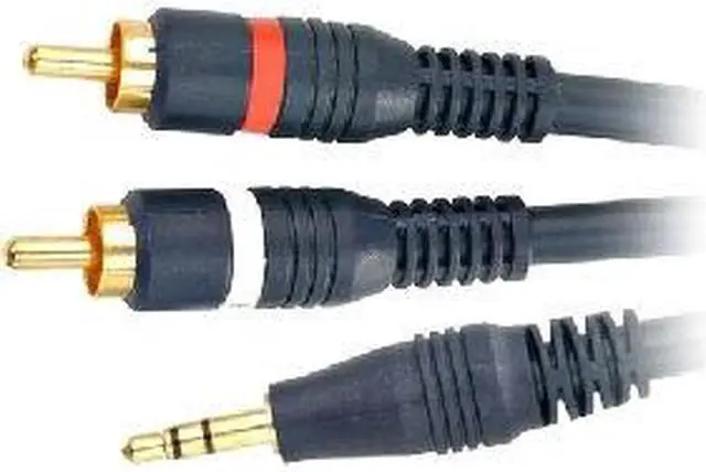 Alt view image 2 of 2 - STEREN  254-045  6 ft.  Python Home Theater Y-cable