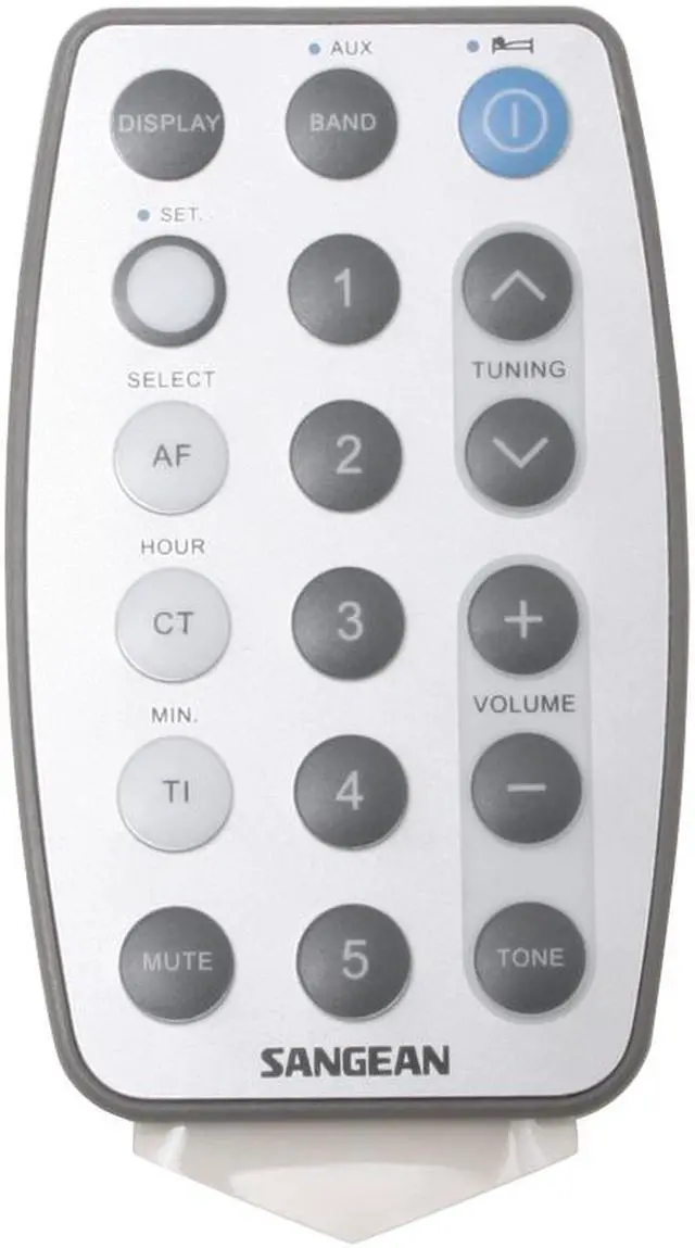 Alt view image 6 of 9 - Sangean White Digital AM/FM Wooden Cabinet Table-Top Radio WR-2 White