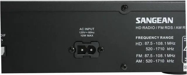 Alt view image 7 of 13 - SANGEAN - HD Radio / FM-Stereo / AM Set Top Box (HDT-1X)