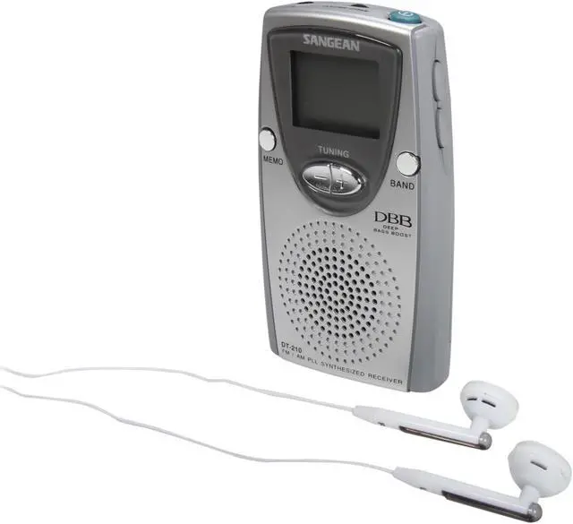 Alt view image 4 of 9 - Sangean FM-Stereo/AM PLL Synthesized Pocket Radio DT-210