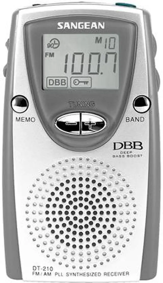 Alt view image 2 of 9 - Sangean FM-Stereo/AM PLL Synthesized Pocket Radio DT-210