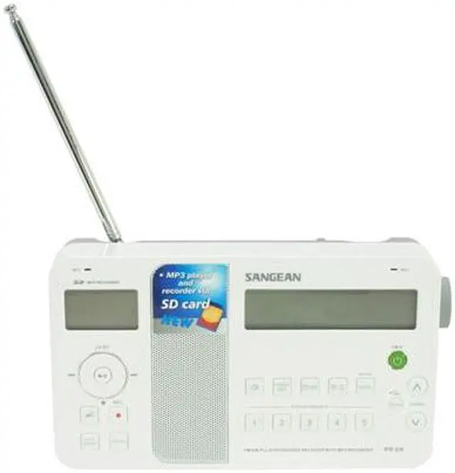 Alt view image 4 of 10 - Sangean FM-Stereo/AM Radio with MP3 Recorder & MP3/WMA Player PR-D8