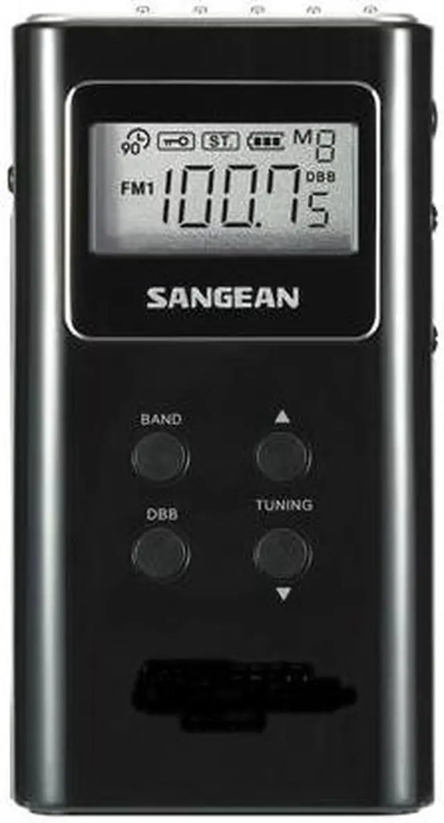 Alt view image 2 of 2 - Sangean Pocket Digital Radio Tuner(Black) DT180BLK