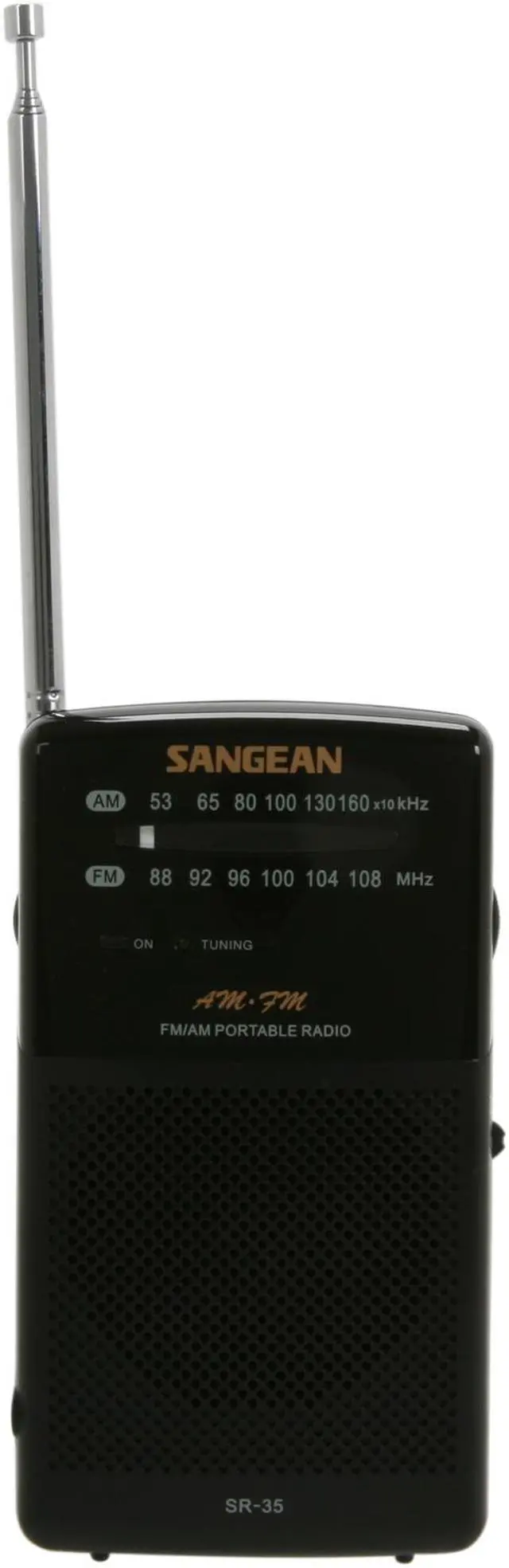 Alt view image 2 of 6 - Sangean AM/FM Pocket Analog Radio SR-35