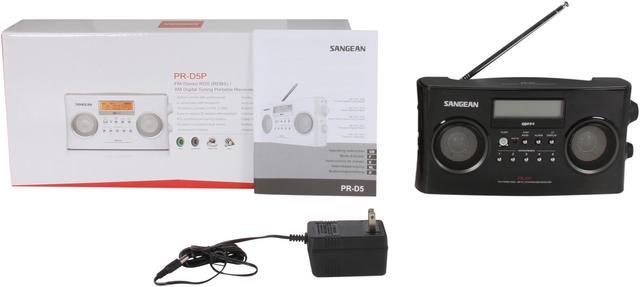 Alt view image 8 of 7 - Sangean FM-Stereo RBDS/AM Digital Tuning Portable Stereo Radio (Black) PR-D5