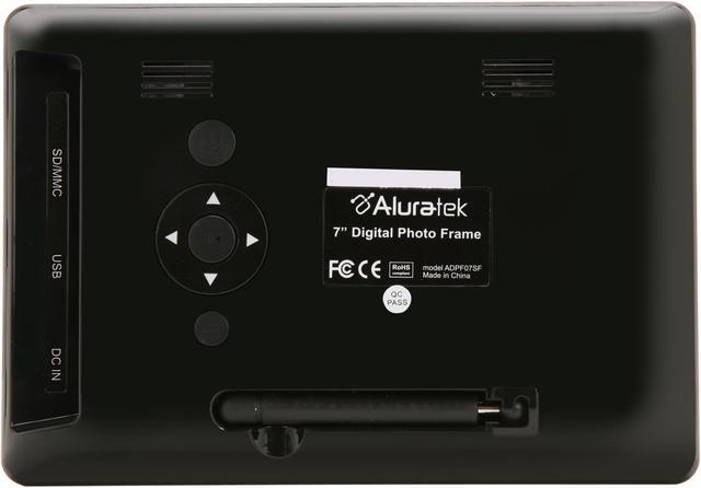 Alt view image 6 of 8 - Aluratek ADPF07SF ADPF07SF 7" 800 x 600 Digital Photo Frame with Auto Slideshow