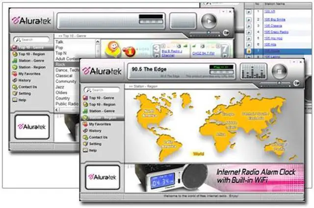 Alt view image 5 of 6 - Aluratek AIRJ01F USB Internet Radio Jukebox