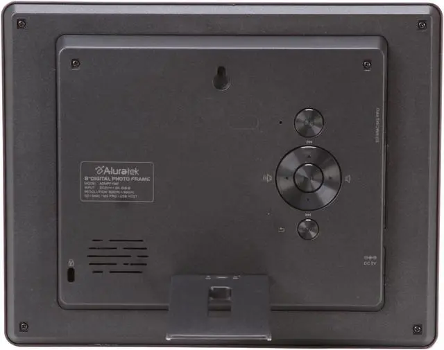 Alt view image 5 of 6 - Aluratek ADMPF108F 8" 800 x 600 Digital Photo Frame with 512MB Built-in Memory