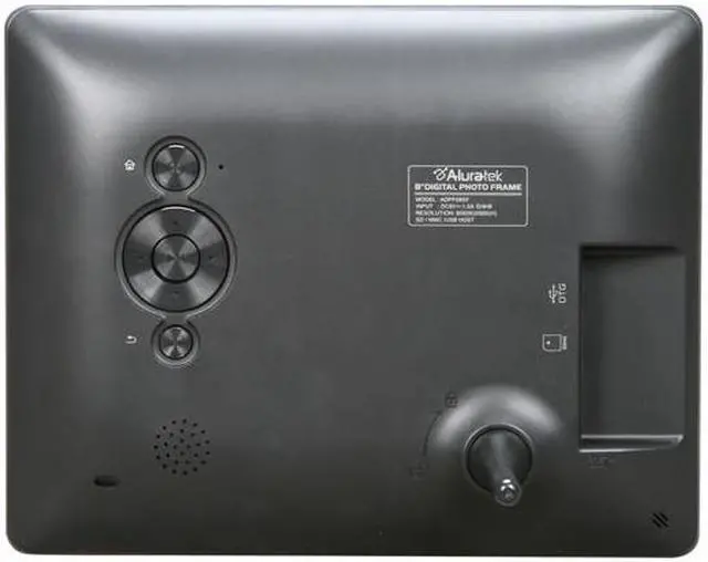 Alt view image 5 of 7 - Aluratek ADPF08SF 8" 800 x 600 Digital Photo Frame with Auto Slideshow Feature
