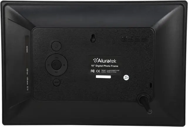 Alt view image 4 of 7 - Aluratek ADMPF310F 10" 1024 x 600 Digital Photo Frame