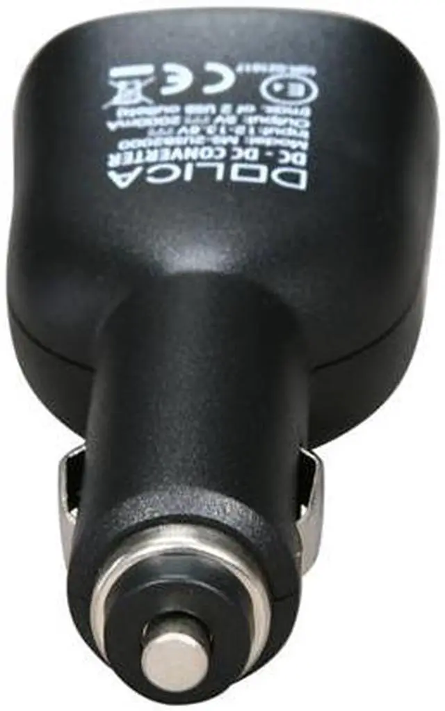 Alt view image 4 of 5 - Dolica MS-2USB2000 Black Dual USB DC Car Charger