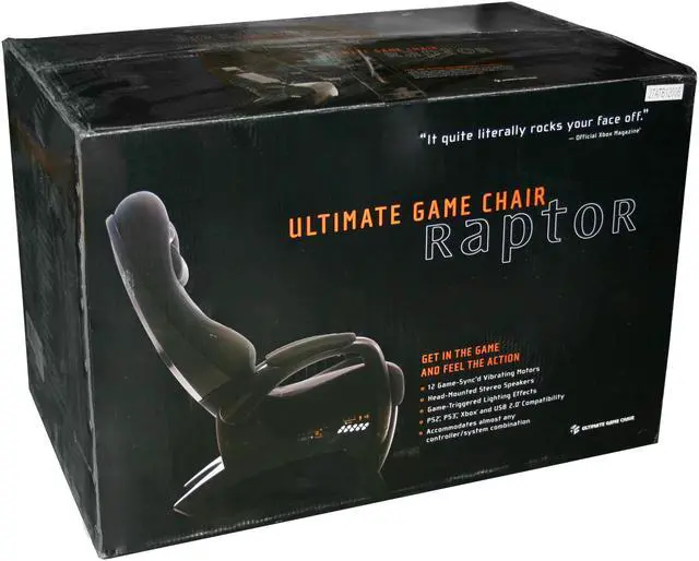 Alt view image 19 of 19 - ULTIMATE GAME CHAIR Raptor Game Chair