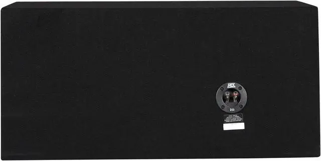 Alt view image 4 of 6 - MTX Audio Terminator Series TNE212D 1,200-Watt Dual 12-Inch Sub Enclosure