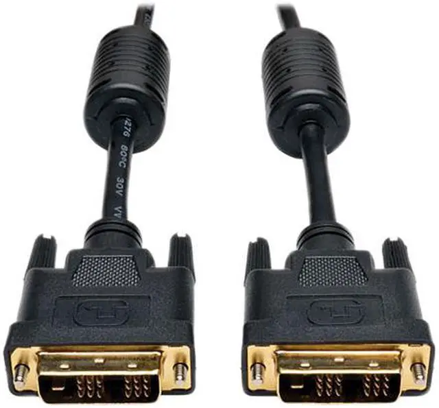 Alt view image 2 of 2 - Tripp Lite P561-050-EZ Black Male to Male Easy Pull All-in-One DVI Single Link Cable