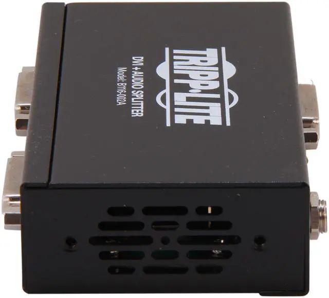 Alt view image 3 of 5 - Tripp Lite B116-002A DVI Single Link Video / Audio Splitter/Booster, 2-Port
