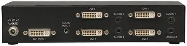 Alt view image 2 of 3 - Tripp Lite DVI Single Link Video / Audio Splitter/Booster, 4-Port B116-004A