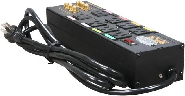Alt view image 3 of 5 - Tripplite - 8 Outlet Ultimate Protection Home Theater A/V Surge Suppressor (AVBAR8)