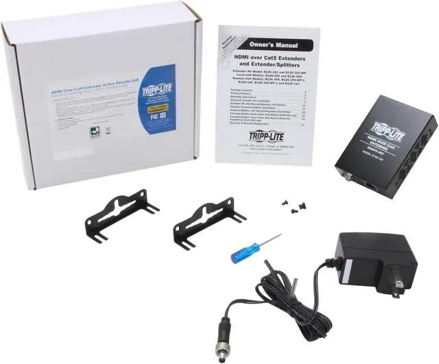 Alt view image 5 of 5 - Tripp Lite HDMI Over Cat5/Cat6 Extender, Extended Range Receiver for Video and Audio 1080p at 60 Hz (B126-1A0)