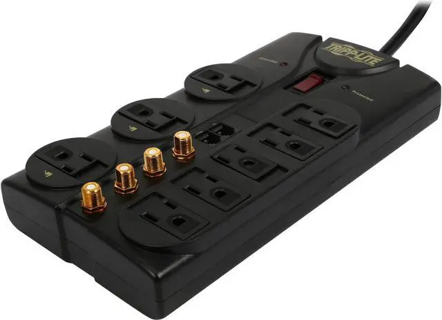 Main image of TRIPP LITE AV810 RJ11 Coax 8 Outlet 10-Feet Cord 3240 Joule A/V Surge Protector