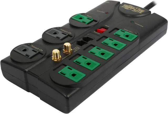 Main image of TRIPP LITE AV88SATG 8 Feet 8 Outlets 2880 Joules Energy-Saving Surge Suppressor