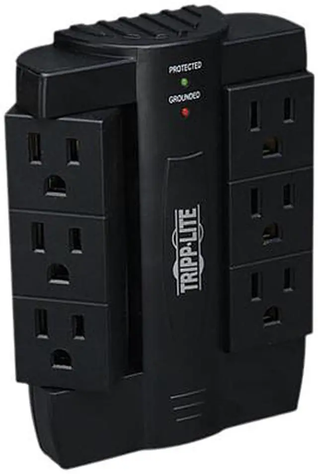 Main image of Tripp Lite AVSWIV6 Direct Plug In RJ11 Coax Swivel 6 Outlet A/V Surge Protector