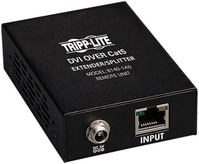 Main image of Tripp Lite B140-1A0 DVI Over Cat5 Active Extender Remote Unit TAA/GSA (Black)