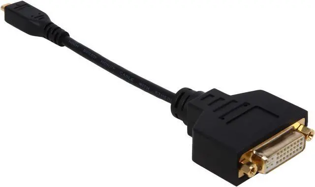 Alt view image 2 of 3 - Tripp Lite P132-06N-MICRO Micro HDMI (Type D) to DVI-D Adapter (M/F), 6-in.
