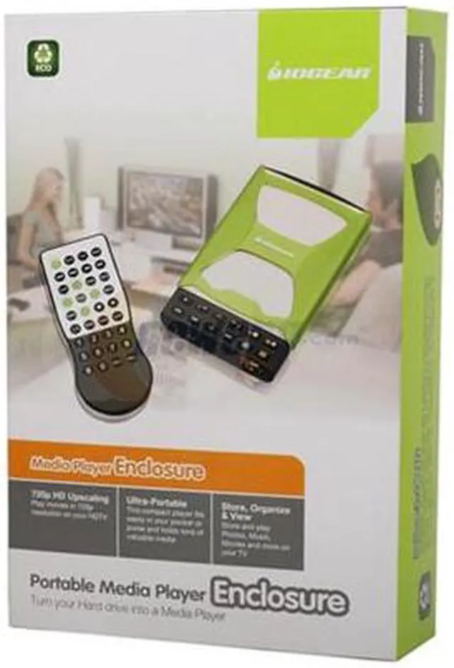 Alt view image 5 of 7 - IOGEAR GMD2025U Portable Media Player Enclosure