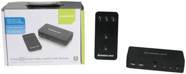 Alt view image 7 of 7 - IOGEAR - 3-Port HDMI Switch w/ Remote (GHDSW3)