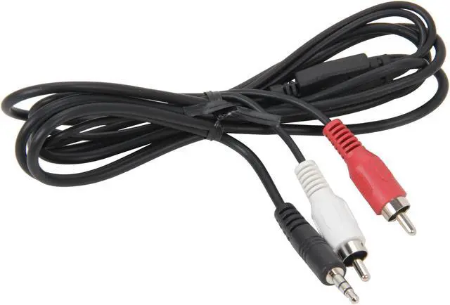 Alt view image 2 of 3 - IOGEAR G2LMMRCA006 6 ft. 3.5mm to RCA Audio Cable