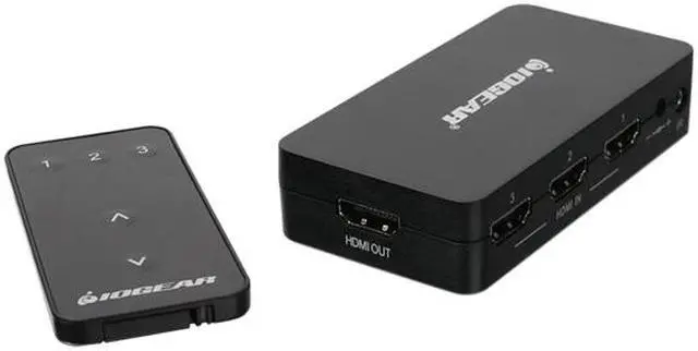Main image of IOGEAR GHDMIS3 3-Port HD Audio/Video Switch with Remote