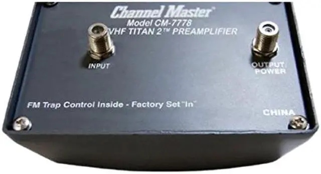 Alt view image 3 of 4 - Channel Master CM-7778 Titan2 VHF/UHF Preamplifier with Power Supply