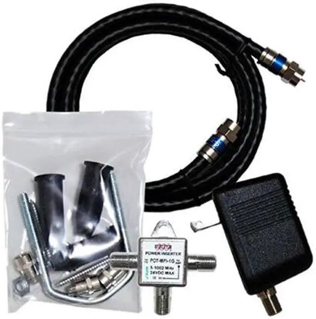 Alt view image 4 of 4 - Channel Master CM-7778 Titan2 VHF/UHF Preamplifier with Power Supply