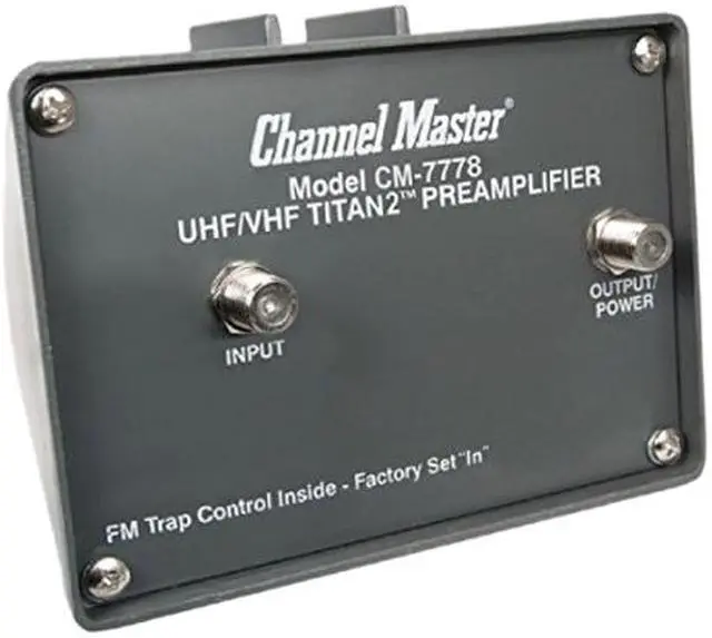 Alt view image 2 of 4 - Channel Master CM-7778 Titan2 VHF/UHF Preamplifier with Power Supply