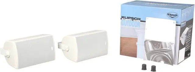 Alt view image 6 of 6 - Klipsch KHO-7 Outdoor 5.5" Speaker Pair, White