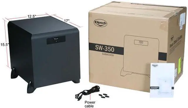 Alt view image 5 of 5 - Klipsch SW-350 Subwoofer Single