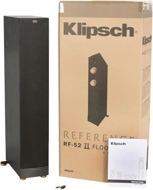 Alt view image 6 of 6 - Klipsch Reference RF-52 II B Floorstanding Speaker Black Each