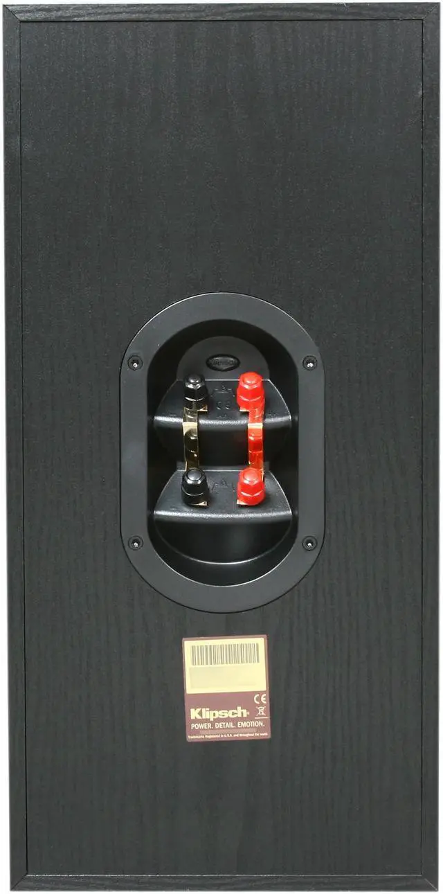 Alt view image 5 of 6 - Klipsch Reference RB-81 II B Bookshelf Speaker, Black Ash Wood Grain Vinyl Single