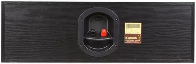 Alt view image 5 of 6 - Klipsch Reference RC-52 II Center Speaker, black ash wood grain vinyl Each