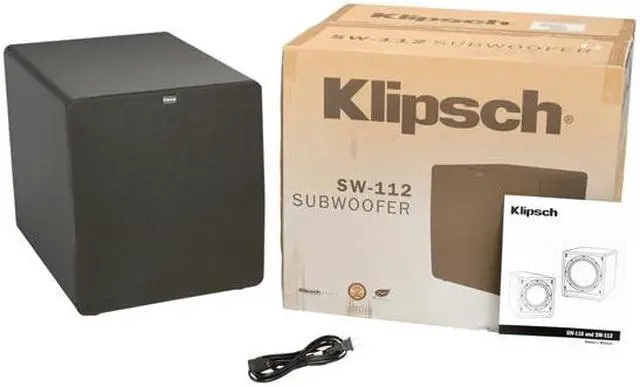 Alt view image 6 of 6 - Klipsch SW-112 Reference Series 12-Inch Powered subwoofer