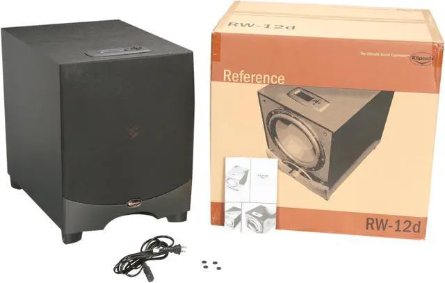 Alt view image 7 of 7 - Klipsch Reference RW-12d 12" Powered Subwoofer Each w/ New box