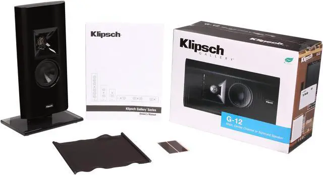 Alt view image 7 of 7 - Klipsch Gallery 1012955 Black Flat Panel Speaker Single